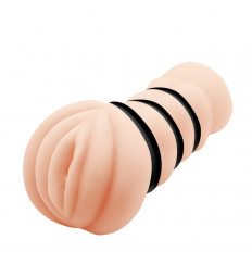 Тугой мастурбатор с кольцами Julia