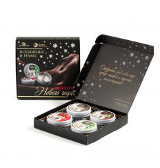 Подарочный набор из 4 свечей для массажа