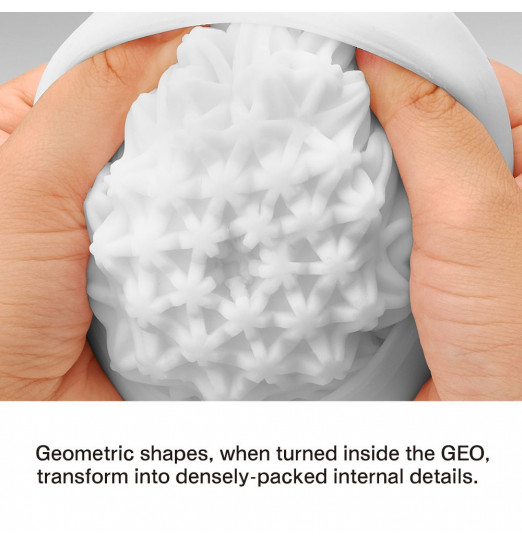 Белый мастурбатор Tenga Geo Coral