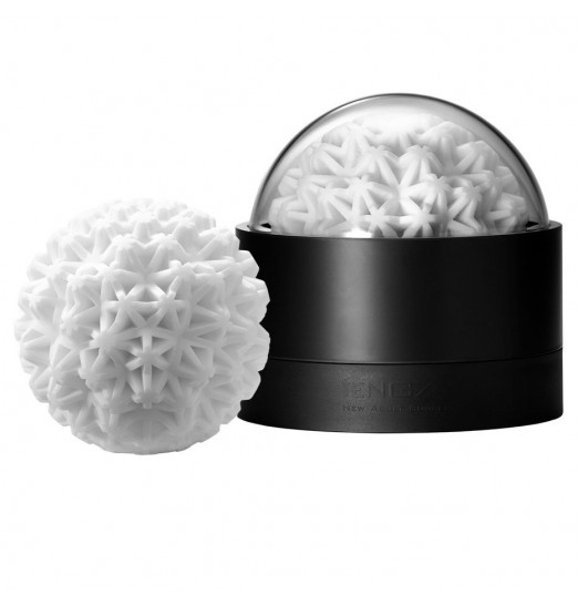Белый мастурбатор Tenga Geo Coral
