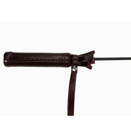 Бордовый кожаный стек - 37 см.