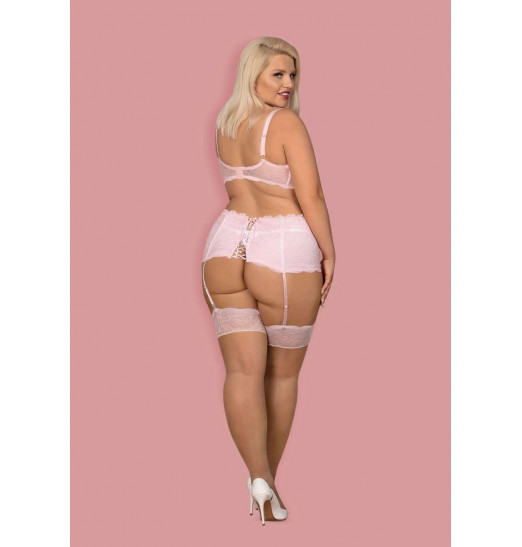 Восхитительный комплект нижнего белья Girlly с поясом для чулок