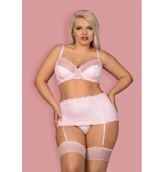 Восхитительный комплект нижнего белья Girlly с поясом для чулок