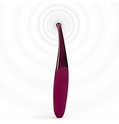 Фиолетовый точечный вибромассажер Senzi Vibrator - 14,7 см.