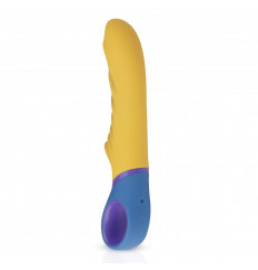 Желтый вибромассажер Tone G-Spot Vibrator - 23 см.