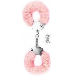 Наручники в нежно-розовой меховой опушке