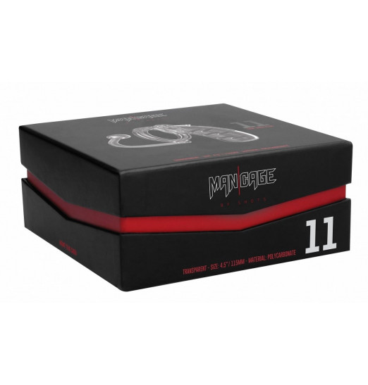 Прозрачный мужской пояс верности Cage With Plug 11 со съемной анальной пробкой