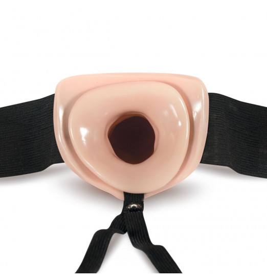 Телесный полый страпон Dr. Skin 6 Inch Hollow Strap On - 15,2 см. Телесный полый страпон Dr. Skin 6 Inch Hollow Strap On - 15,2 см.