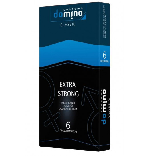 Суперпрочные презервативы DOMINO Classic Extra Strong - 6 шт. Суперпрочные презервативы DOMINO Classic Extra Strong - 6 шт.