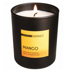 Ароматическая свеча с феромонами Natural Instinct  Манго  - 180 гр.