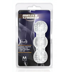 Прозрачный фигурный мастурбатор Master Stroker