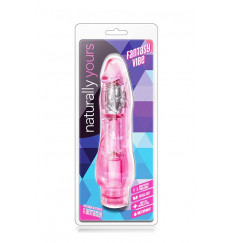 Розовый вибратор-реалистик Fantasy Vibe - 22,8 см.
