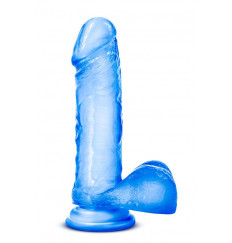 Синий фаллоимитатор на присоске Sweet n Hard 2 - 20,3 см.