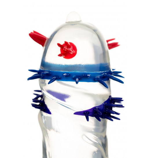 Презерватив с пучками усиков Стимулирующая штучка №1 - 1 шт. Презерватив с пучками усиков Стимулирующая штучка №1 - 1 шт.