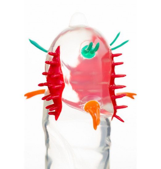 Презерватив с пучками усиков  Стимулирующая штучка №2  - 1 шт.