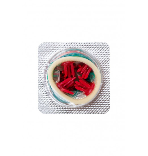 Презерватив с пучками усиков Стимулирующая штучка №3 - 1 шт. Презерватив с пучками усиков Стимулирующая штучка №3 - 1 шт.