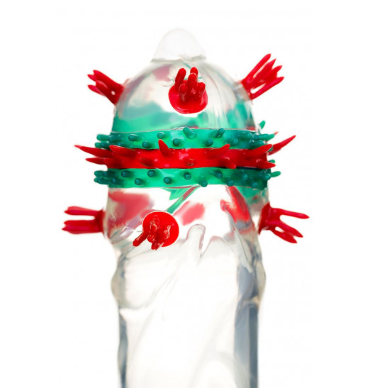 Презерватив с пучками усиков Стимулирующая штучка №3 - 1 шт. Презерватив с пучками усиков Стимулирующая штучка №3 - 1 шт.