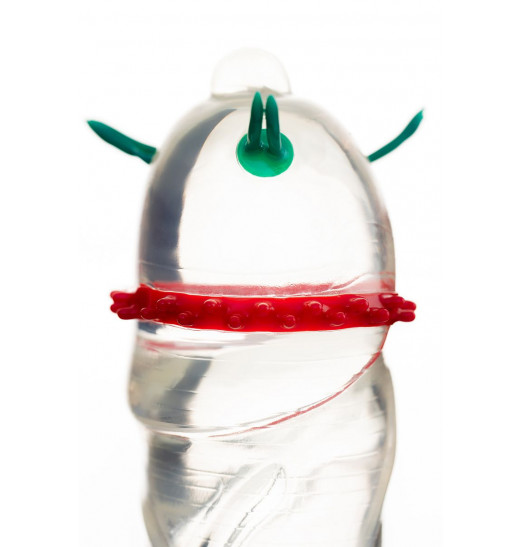 Презерватив с усиками  Стимулирующая штучка №5  - 1 шт.