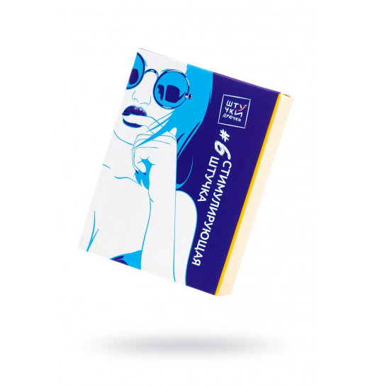 Презерватив с усиками  Стимулирующая штучка №6  - 1 шт.