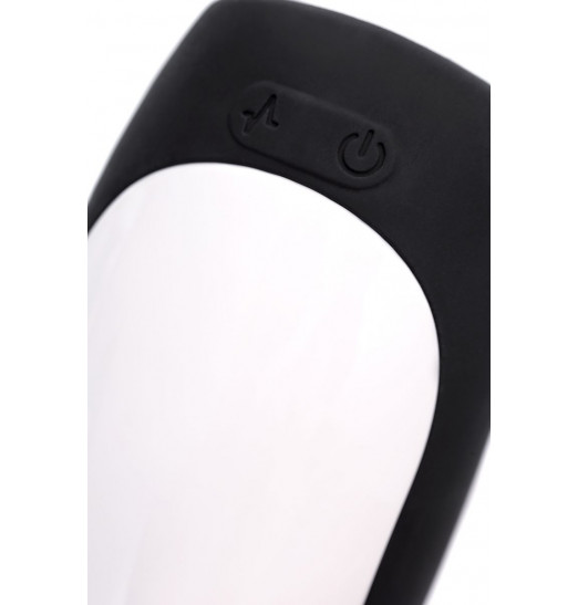 Черно-белый перезаряжаемый мастурбатор Erotist Hailstorm