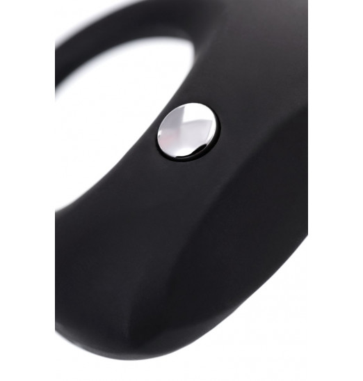 Черное эрекционное виброкольцо Erotist Cosm