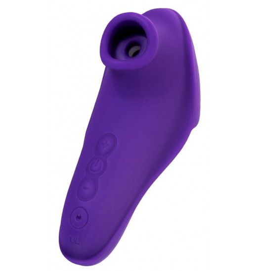 Фиолетовый клиторальный стимулятор Swizzy
