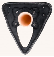 Пустотелый поясной фаллопротез CLASSIC - 17,5 см.