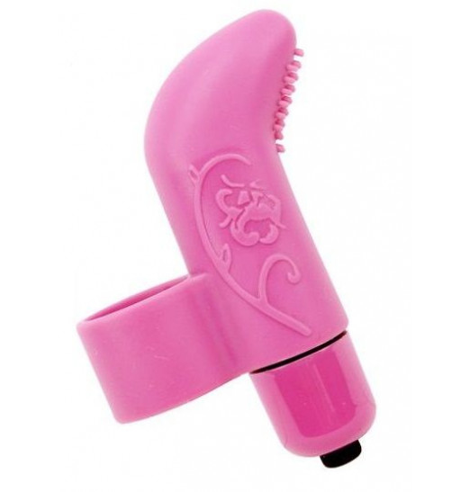 Розовая вибронасадка на палец MisSweet - 7см. Розовая вибронасадка на палец MisSweet - 7см.