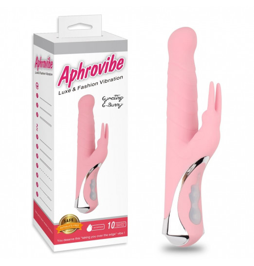 Нежно-розовый вибратор со стимулятором клитора Gyrating G-Bunny - 24 см. Нежно-розовый вибратор со стимулятором клитора Gyrating G-Bunny - 24 см.