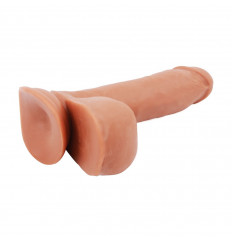 Кофейный фаллоимитатор на присоске Fornicator - 19 см.