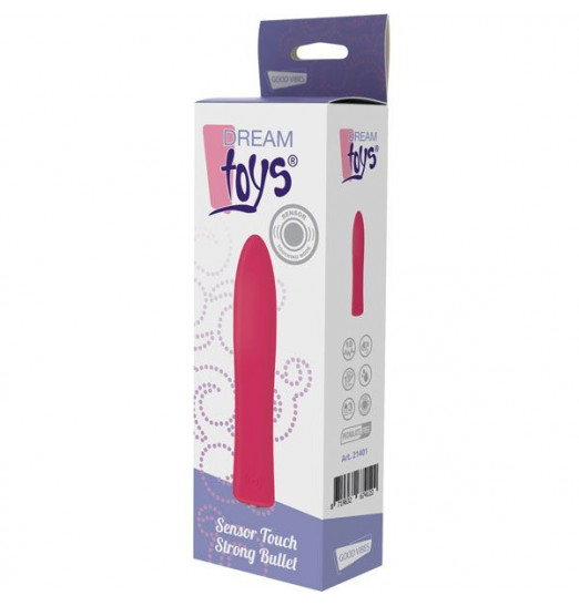 Розовая вибропуля SENSOR TOUCH BULLET - 12 см. Розовая вибропуля SENSOR TOUCH BULLET - 12 см.