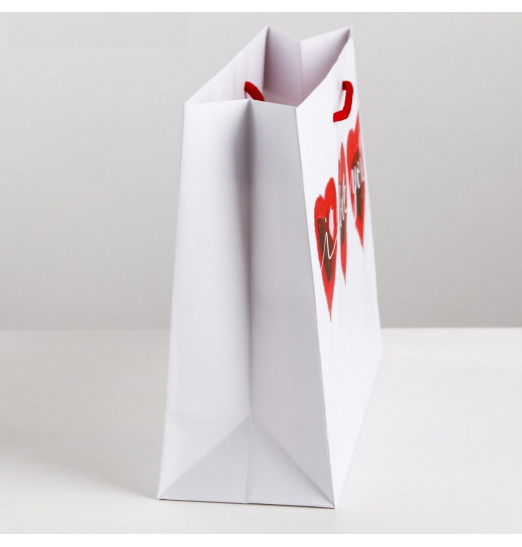 Подарочный пакет  Любовь повсюду  - 12 х 15 см.