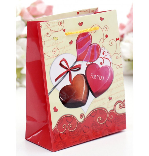 Подарочный пакет  Для тебя  - 15 х 12 см.