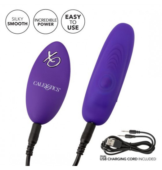 Фиолетовый стимулятор в трусики Lock-N-Play Remote Pulsating Panty Teaser