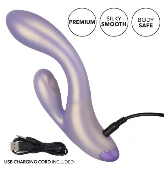 Сиреневый вибратор-кролик GThumper - 19 см.