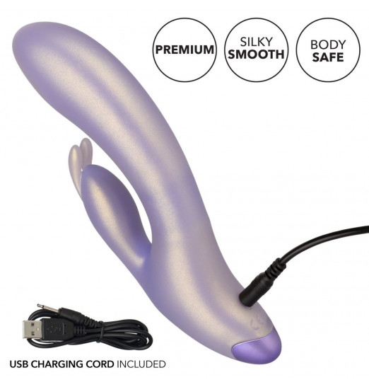 Сиреневый вибратор-кролик GBunny - 19 см. Сиреневый вибратор-кролик GBunny - 19 см.
