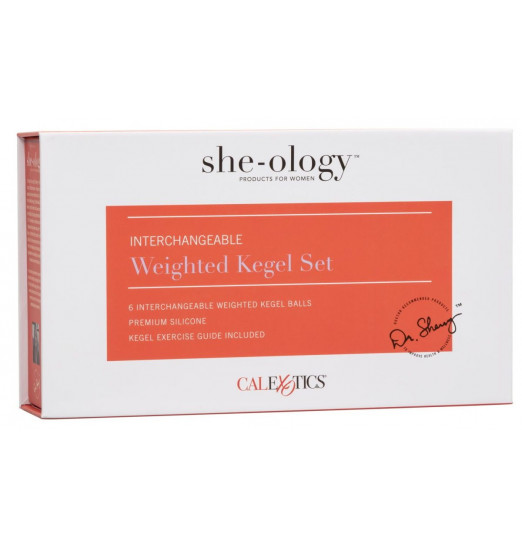 Набор вагинальных шариков Кегеля со сменным грузом She-ology Набор вагинальных шариков Кегеля со сменным грузом She-ology
