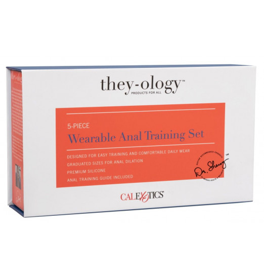 Набор из 5 анальных расширителей They-ology 5-Piece Wearable Anal Training Set
