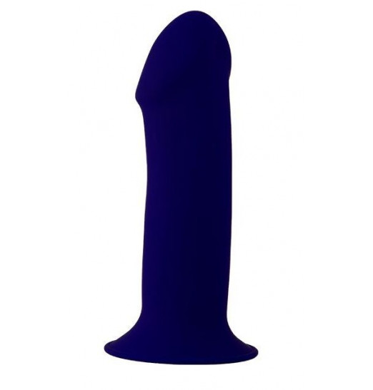 Синий фаллоимитатор-реалистик PREMIUM THICK DILDO 7INCH - 18 см.