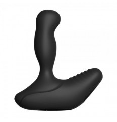 Черный вибромассажер простаты с вращающейся головкой Nexus Revo 2
