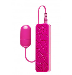 Ярко-розовое виброяйцо VIBRATING MINI BULLET 10FUNCTIONS