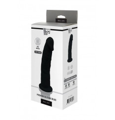Черный реалистичный фаллоимитатор DILDO 7.5INCH BLACK - 19 см.