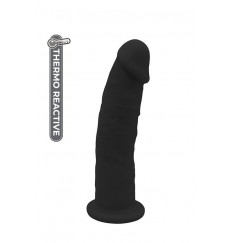 Черный реалистичный фаллоимитатор DILDO 7.5INCH BLACK - 19 см.