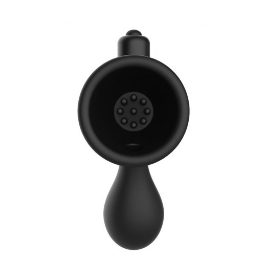 Черные вибронакладки для сосков VIBRATING NIPPLE TEASERS