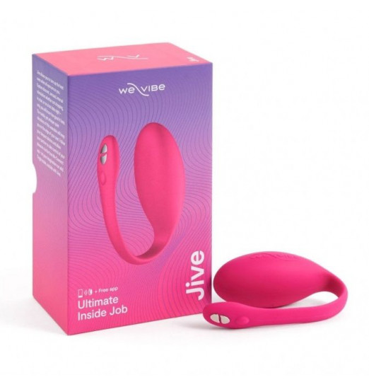 Розовое виброяйцо со смарт-управлением We-Vibe Jive