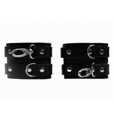 Черные широкие наножники с креплением на карабинах