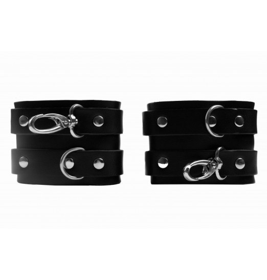 Черные широкие наножники с креплением на карабинах Черные широкие наножники с креплением на карабинах