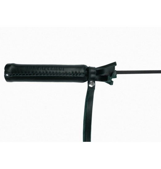 Изумрудный гладкий стек с петлей - 37 см.