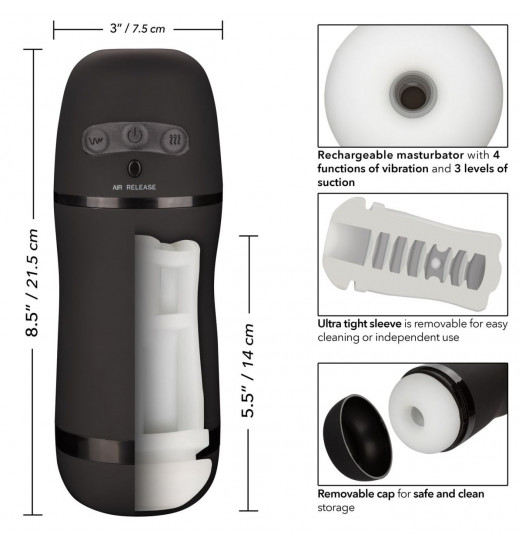 Автономный пульсирующий вибромастурбатор Pulsar Stroker