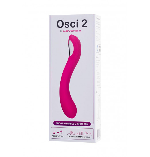 Ярко-розовый вибратор Lovense Osci 2 - 22 см. Ярко-розовый вибратор Lovense Osci 2 - 22 см.